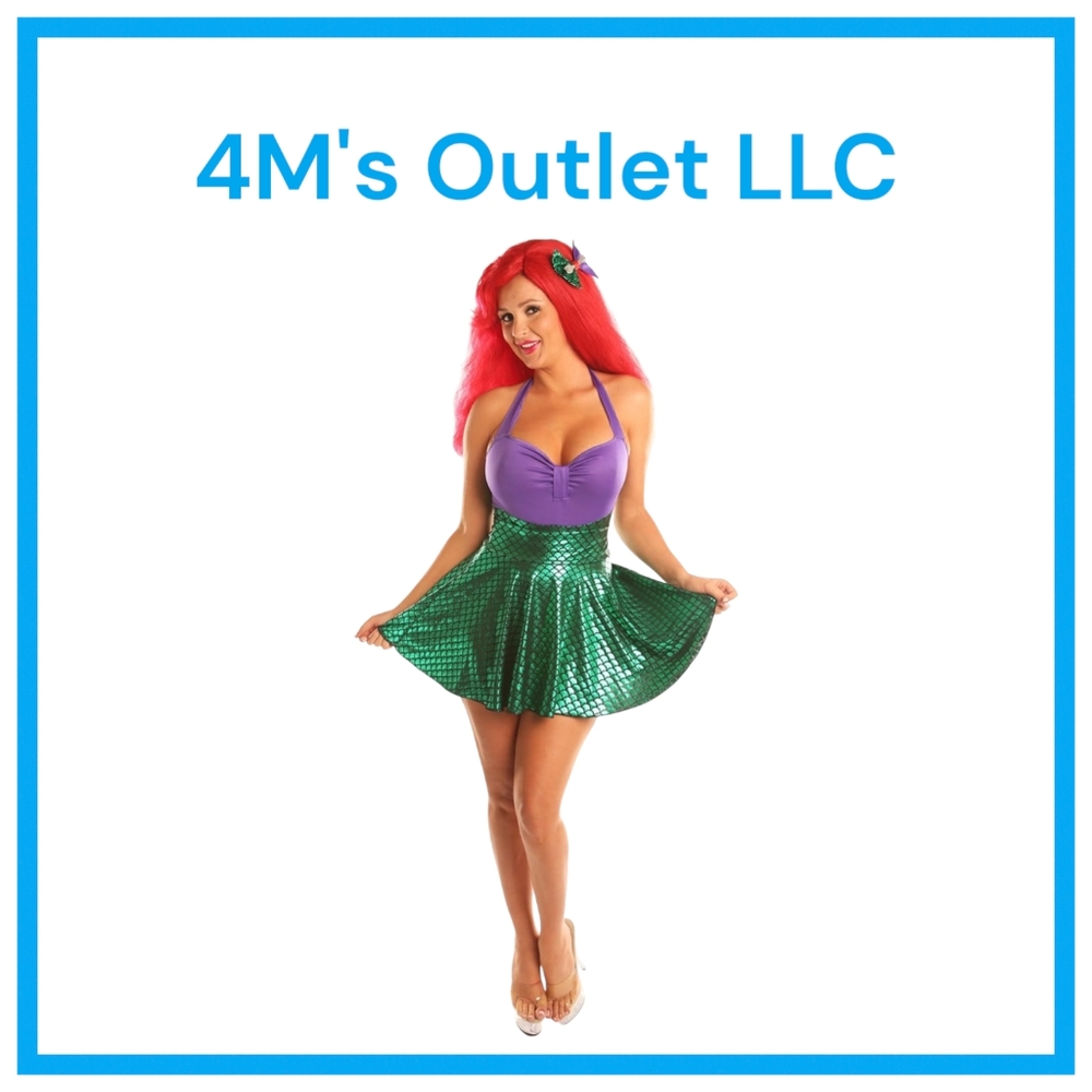 Mermaid Costume Set Dress 